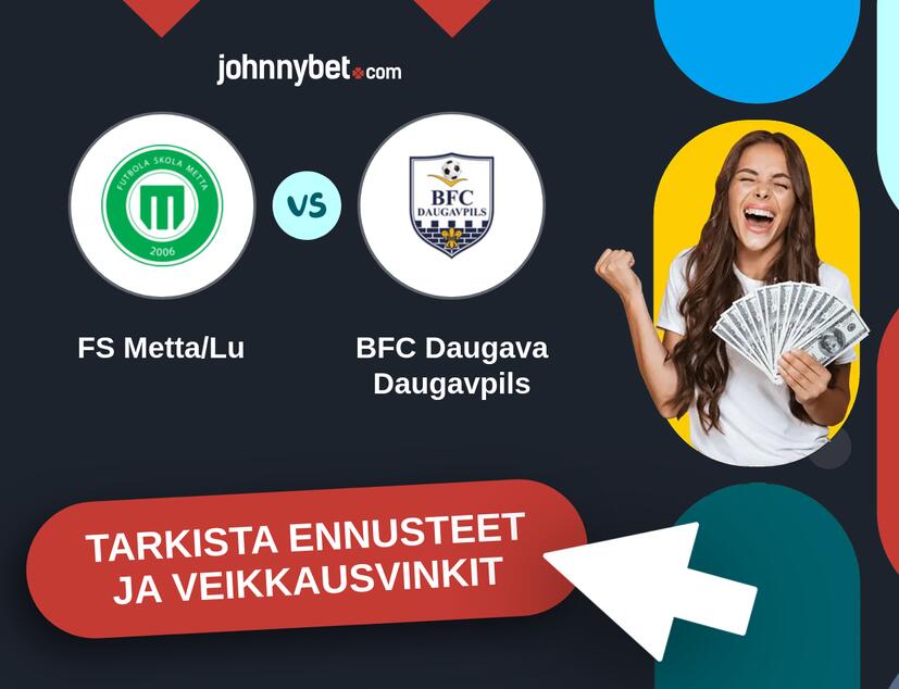 FS Metta/Lu - BFC Daugava Daugavpils Ennusteet ja Vetovihjeet