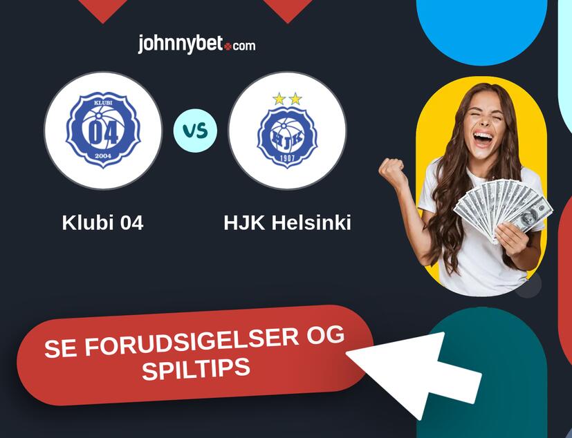 Klubi 04 - HJK Helsinki Forudsigelser og Spiltips