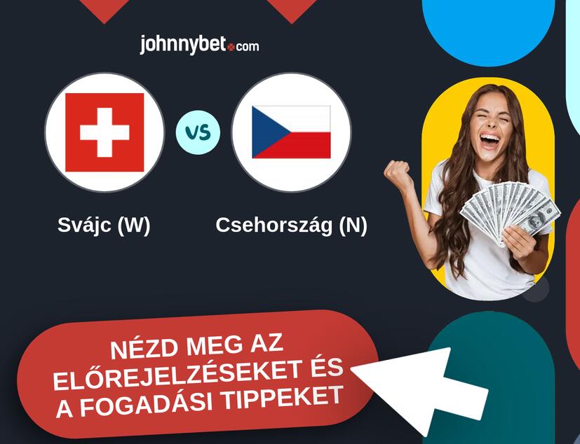 Svájc (W) - Csehország (N) előrejelzések és fogadási tippek