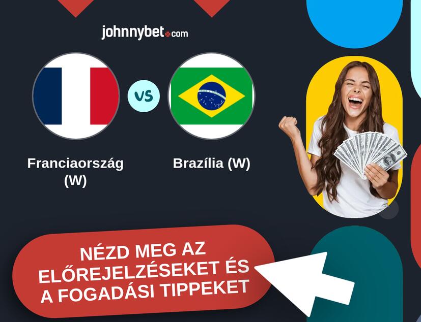 Franciaország (W) - Brazília (W) előrejelzések és fogadási tippek
