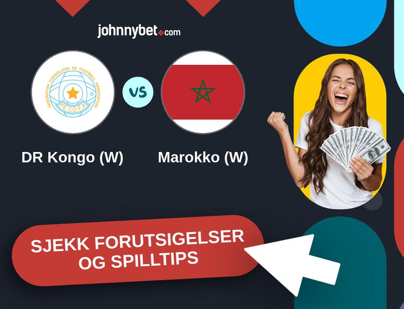DR Kongo (W) - Marokko (W) Prediksjoner og Spilltips