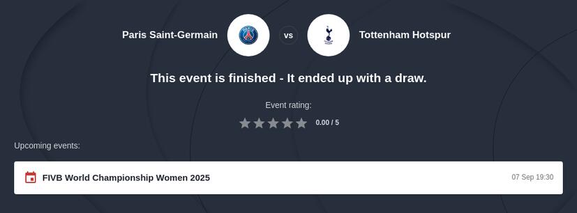 Tottenham vs PSG Prediction