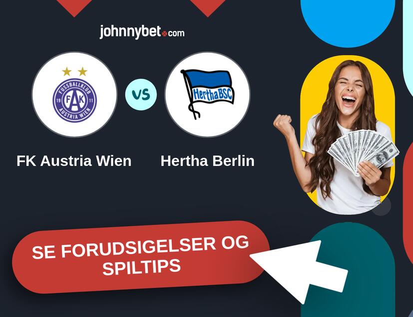 FK Austria Wien - Hertha Berlin Forudsigelser og Spiltips