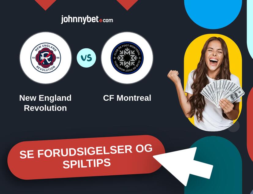 New England Revolution - CF Montreal Forudsigelser og Spiltips