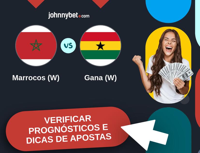 Marrocos (W) - Gana (W) Prognósticos e Dicas de Apostas