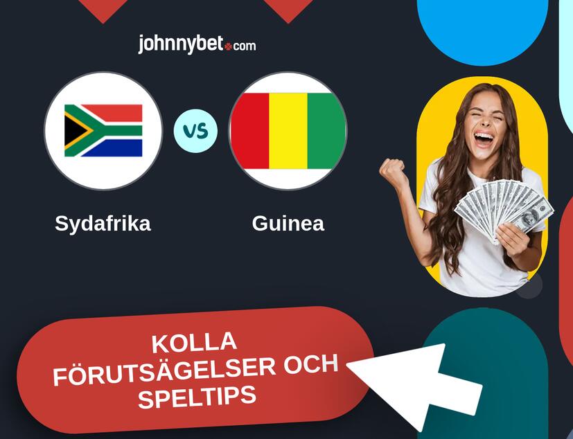 Sydafrika - Guinea Förutsägelser och Speltips