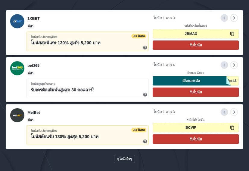 เคล็ดลับการเดิมพันที่แน่นอน