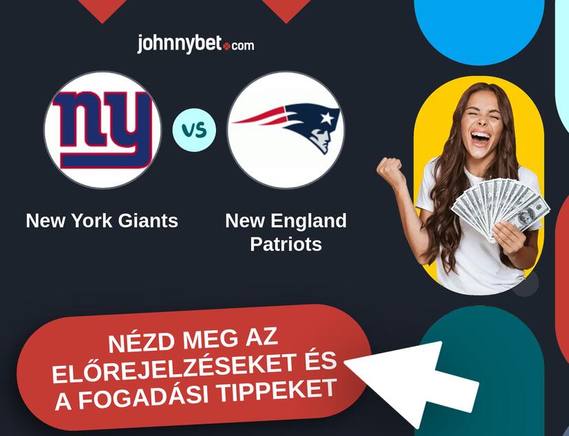 New York Giants - New England Patriots előrejelzések és fogadási tippek