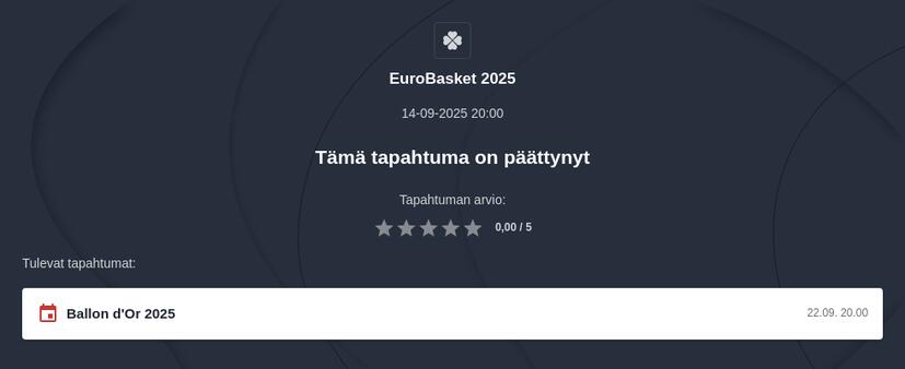Koripallon EM-kisat 2025 vedonlyönti