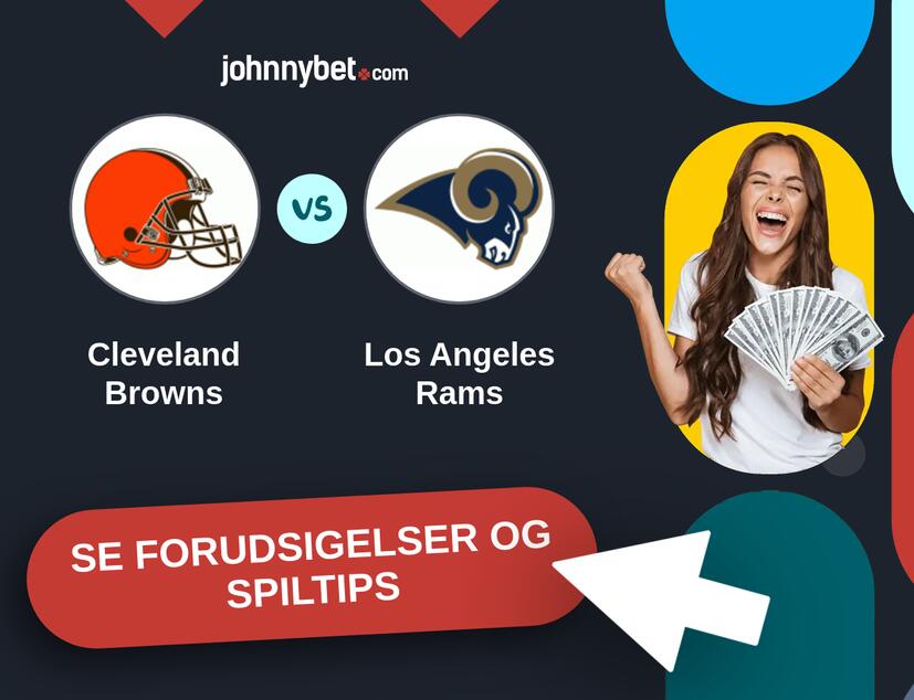 Cleveland Browns - Los Angeles Rams Forudsigelser og Spiltips
