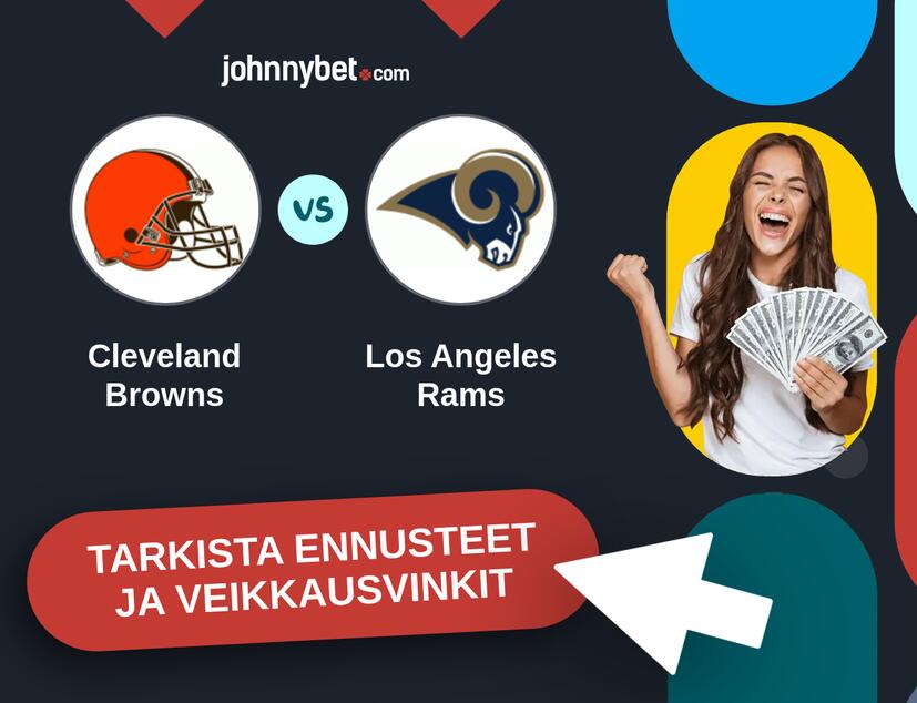 Cleveland Browns - Los Angeles Rams Ennusteet ja Vetovihjeet