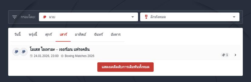 วิธีแทงมวย UFC