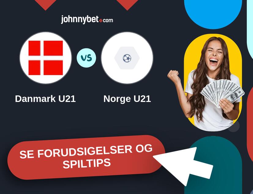 Danmark U21 - Norge U21 Forudsigelser og Spiltips