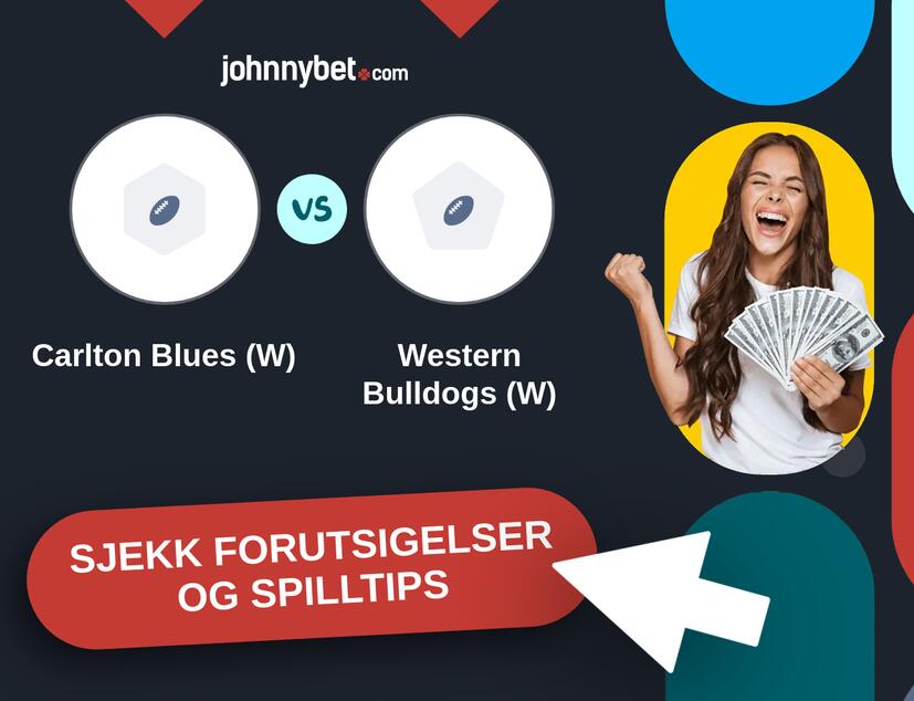 Carlton Blues (W) - Western Bulldogs (W) Prediksjoner og Spilltips