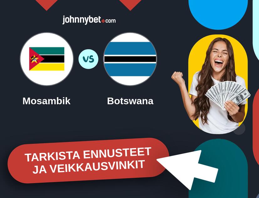 Mosambik - Botswana Ennusteet ja Vetovihjeet