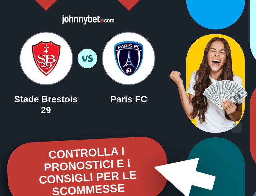 Stade Brestois 29 - Paris FC Pronostici e Consigli Scommesse