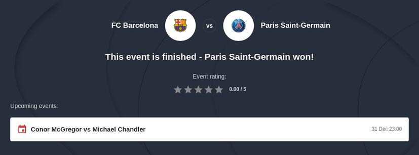 Barcelona vs PSG Prediction
