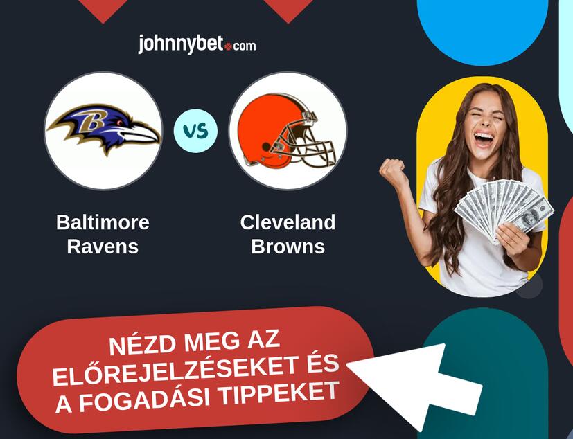 Baltimore Ravens - Cleveland Browns előrejelzések és fogadási tippek