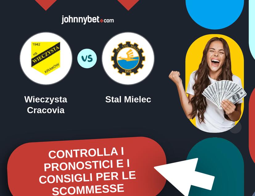 Wieczysta Cracovia - Stal Mielec Pronostici e Consigli Scommesse