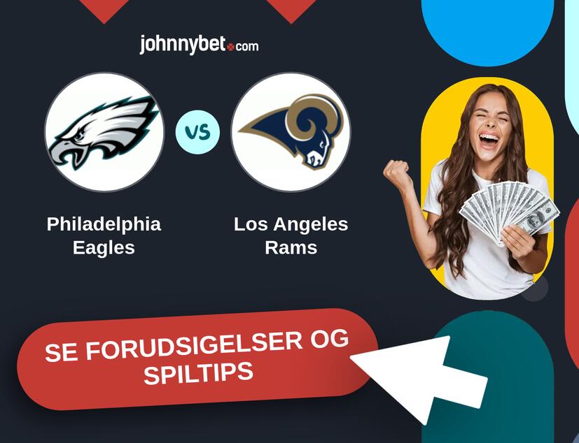 Philadelphia Eagles - Los Angeles Rams Forudsigelser og Spiltips