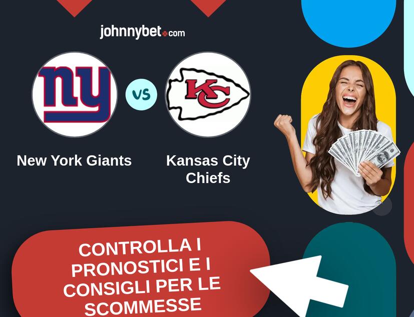 New York Giants - Kansas City Chiefs Pronostici e Consigli Scommesse