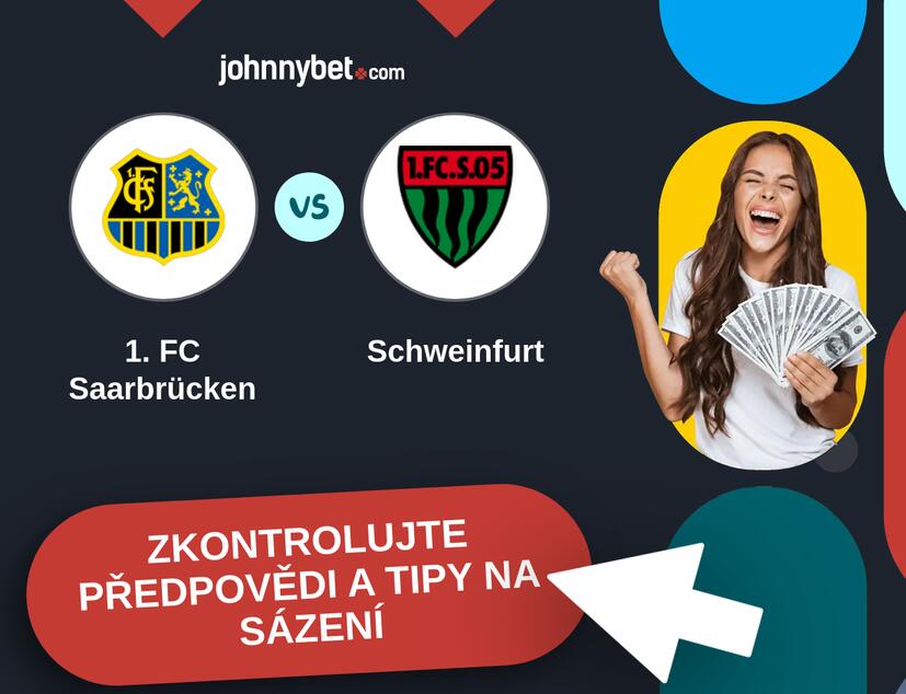 1. FC Saarbrücken - Schweinfurt Predikce a tipy na sázení.