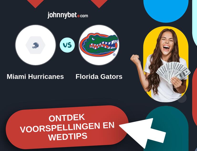 Miami Hurricanes - Florida Gators Voorspellingen en Wedtips