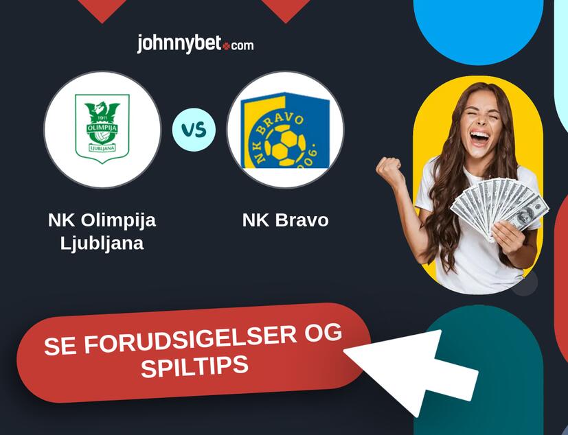 NK Olimpija Ljubljana - NK Bravo Forudsigelser og Spiltips
