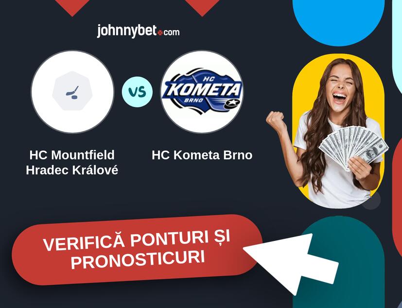 HC Mountfield Hradec Králové - HC Kometa Brno Predicțiile și Sfaturile de pariu 
