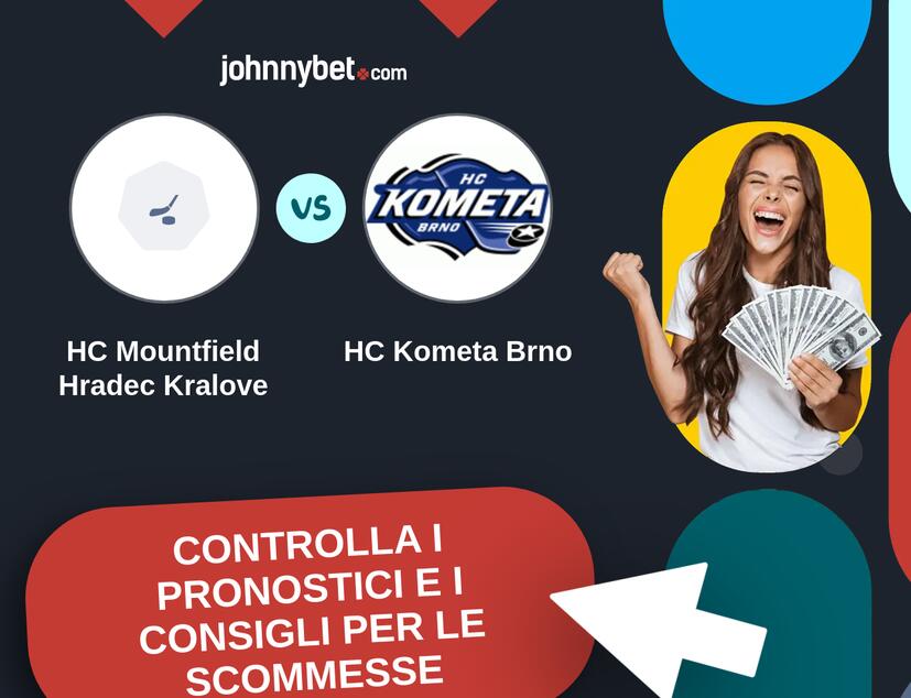 HC Mountfield Hradec Kralove - HC Kometa Brno Pronostici e Consigli Scommesse