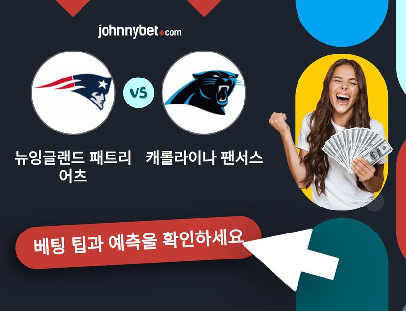 뉴잉글랜드 패트리어츠 - 캐롤라이나 팬서스 예측 및 베팅 팁