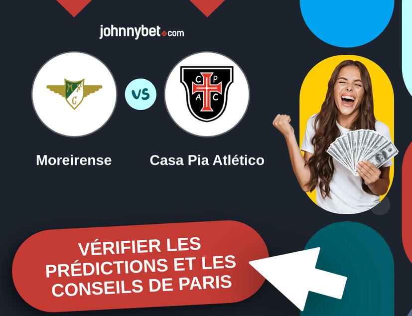 Moreirense - Casa Pia Atlético Prédictions et Conseils de Paris