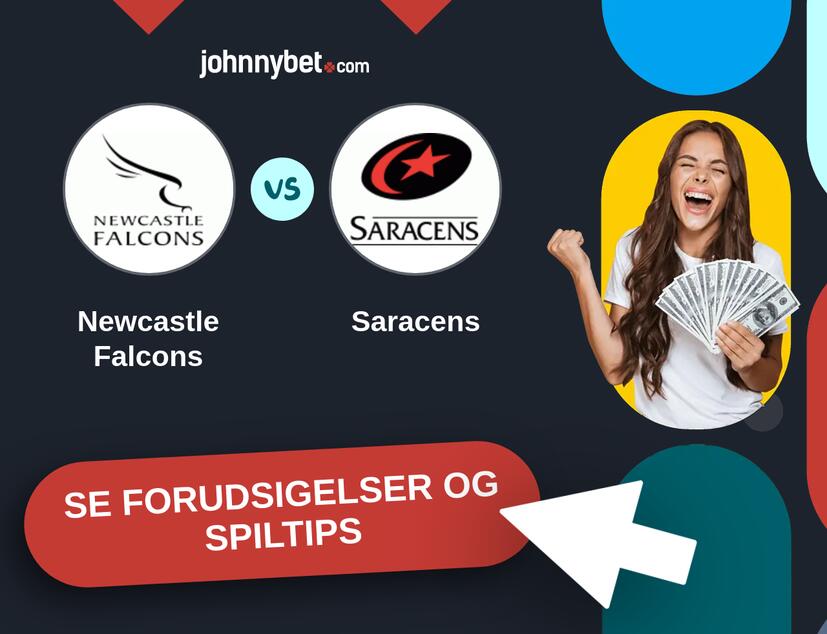 Newcastle Falcons - Saracens Forudsigelser og Spiltips