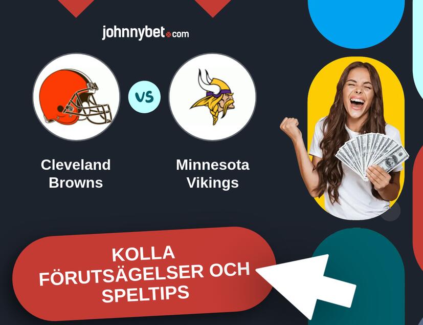 Cleveland Browns - Minnesota Vikings Förutsägelser och Speltips