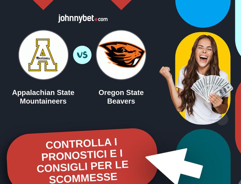 Appalachian State Mountaineers - Oregon State Beavers Pronostici e Consigli Scommesse