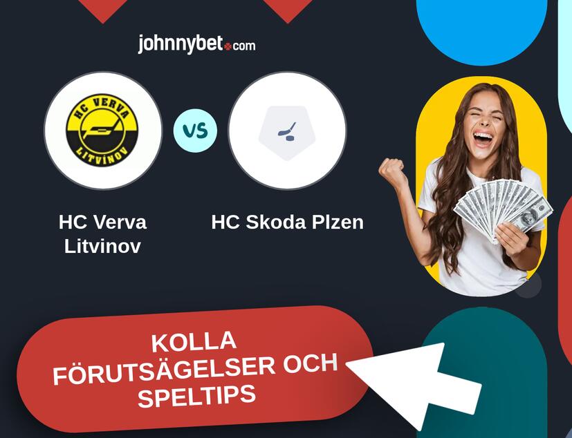 HC Verva Litvinov - HC Skoda Plzen Förutsägelser och Speltips