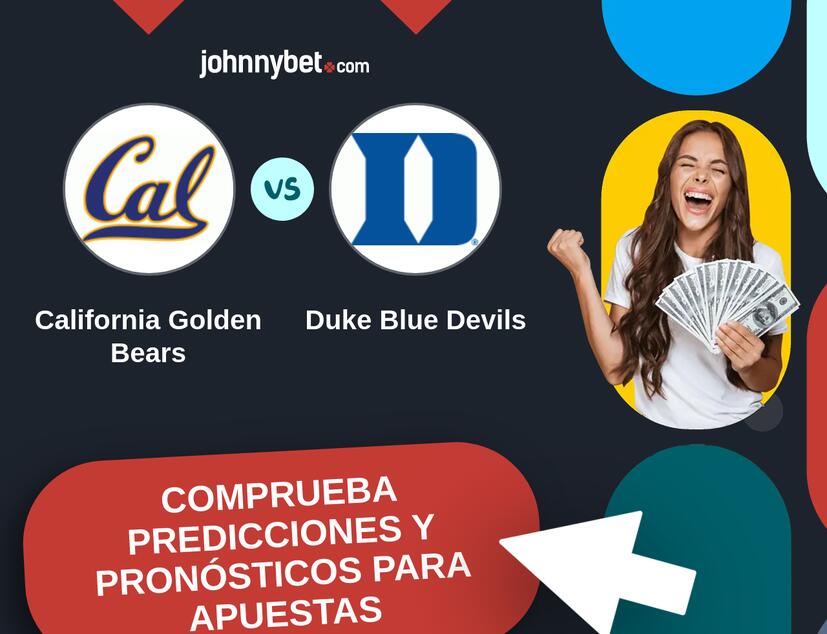 California Golden Bears - Duke Blue Devils Pronósticos y Consejos de Apuestas