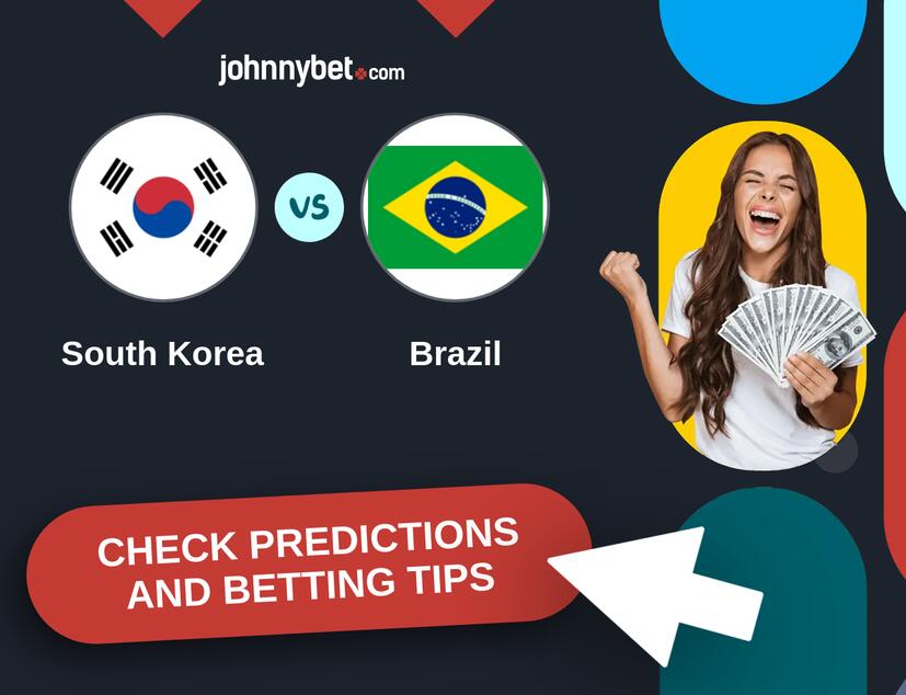 South Korea - Brazil Predictions and Betting Tips