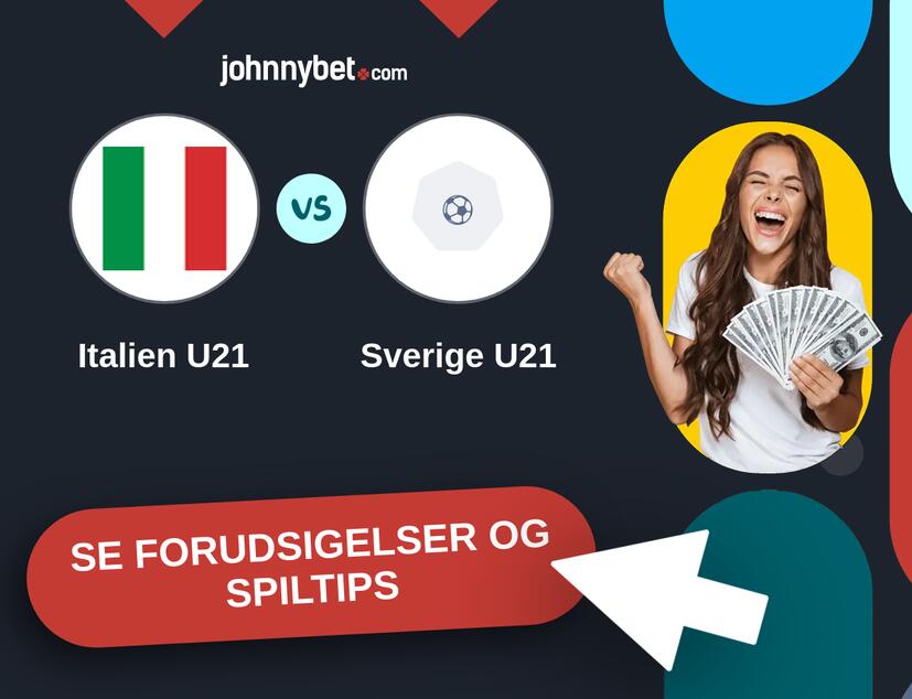 Italien U21 - Sverige U21 Forudsigelser og Spiltips
