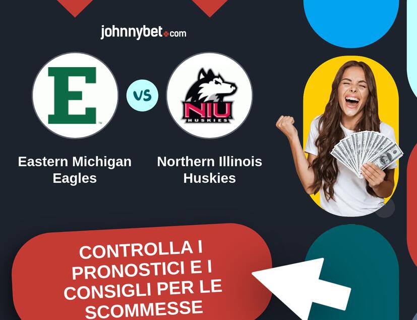 Eastern Michigan Eagles - Northern Illinois Huskies Pronostici e Consigli Scommesse