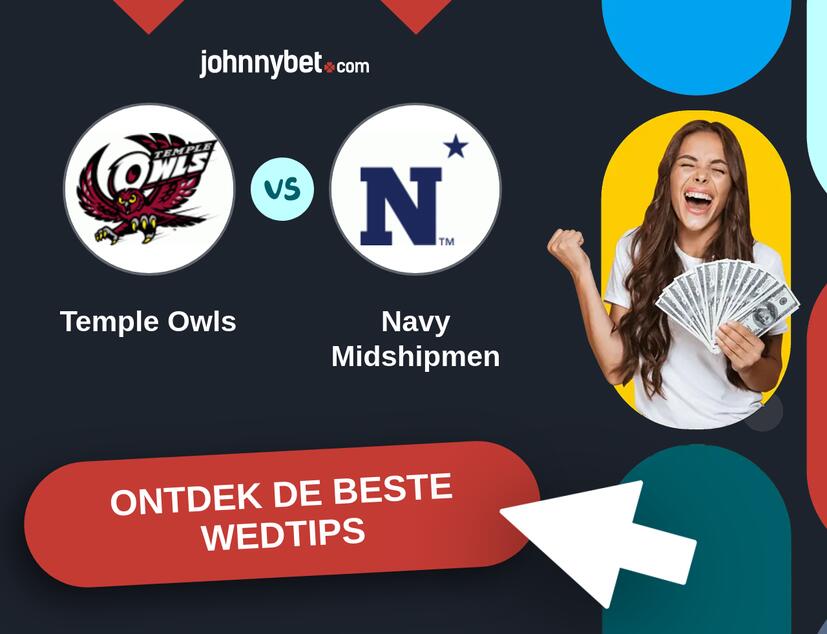Temple Owls - Navy Midshipmen Analyses en Wedtips