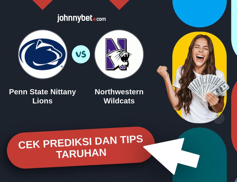 Penn State Nittany Lions - Northwestern Wildcats Prediksi dan Tips Taruhan