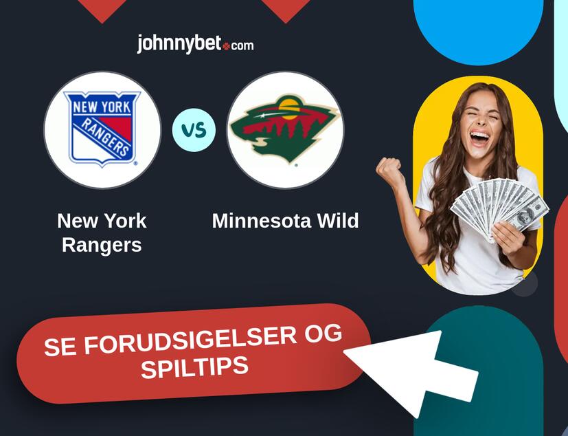 New York Rangers - Minnesota Wild Forudsigelser og Spiltips