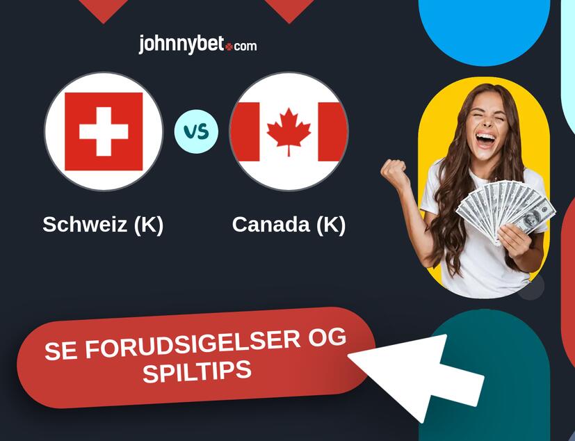 Schweiz (K) - Canada (K) Forudsigelser og Spiltips