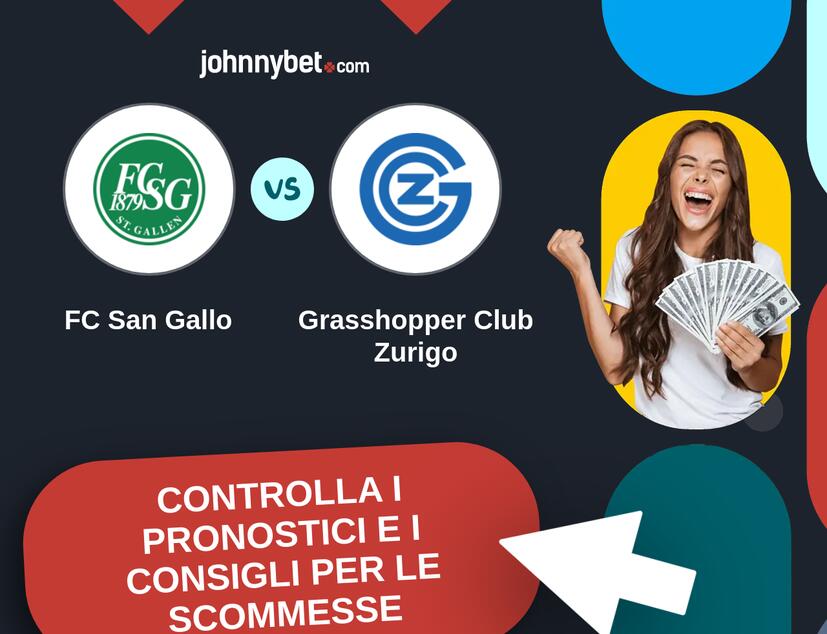 FC San Gallo - Grasshopper Club Zurigo Pronostici e Consigli Scommesse
