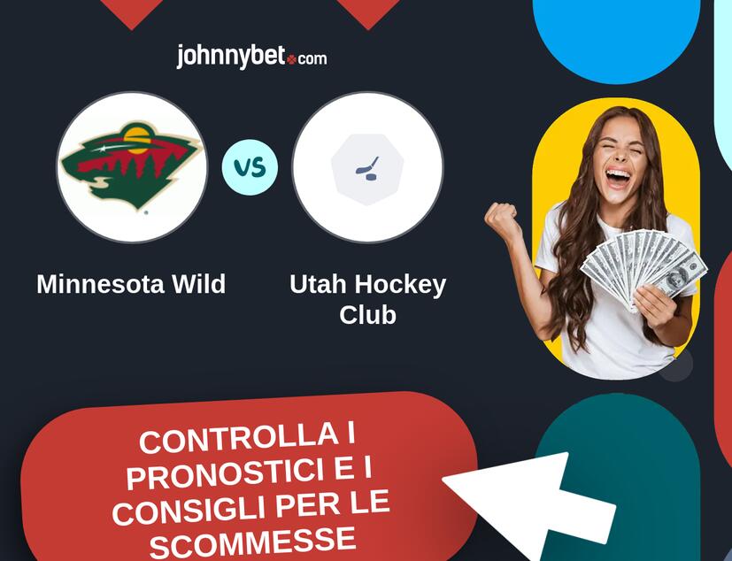 Minnesota Wild - Utah Hockey Club Pronostici e Consigli Scommesse