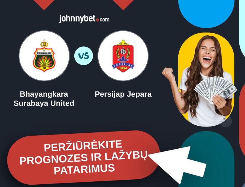 Bhayangkara Surabaya United - Persijap Jepara Prognozės ir Statymų Patarimai
