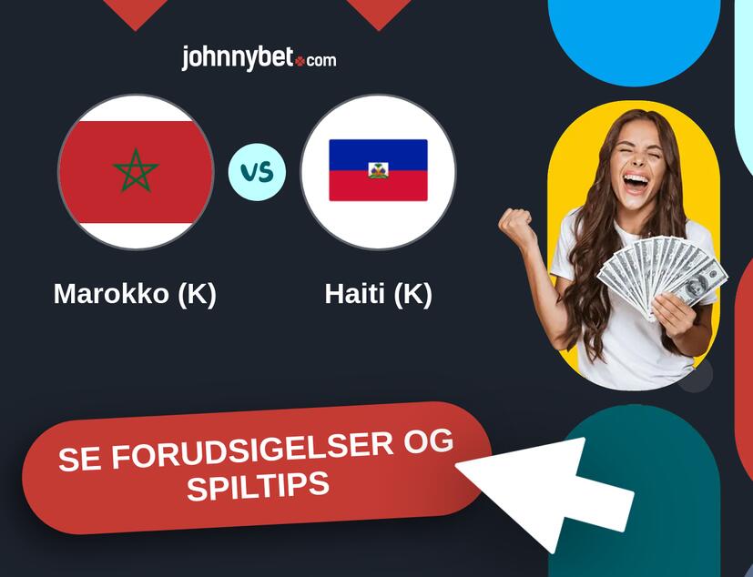Marokko (K) - Haiti (K) Forudsigelser og Spiltips