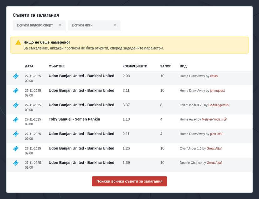 Залози на волейбол