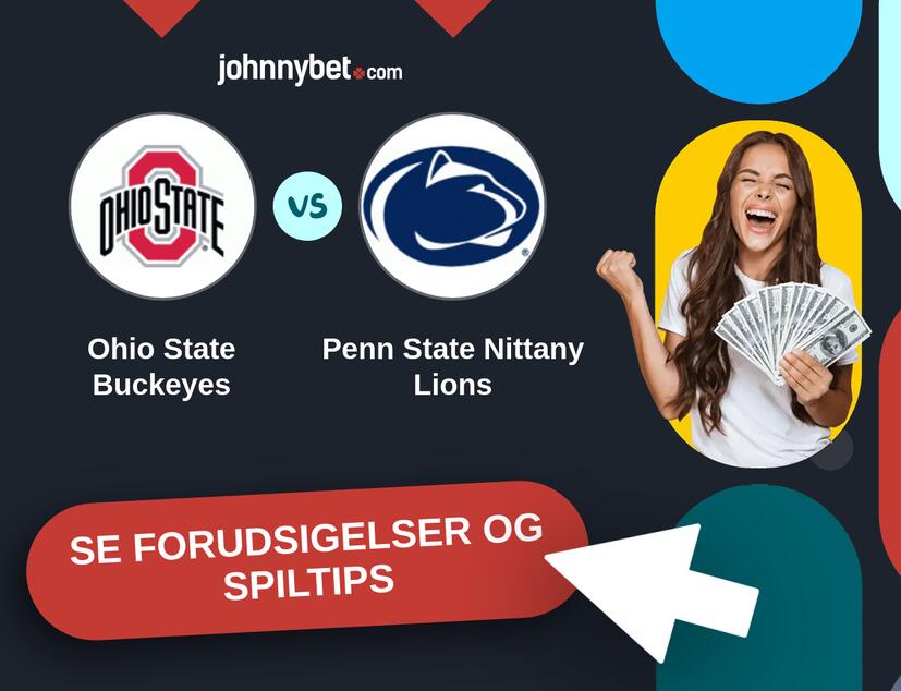 Ohio State Buckeyes - Penn State Nittany Lions Forudsigelser og Spiltips